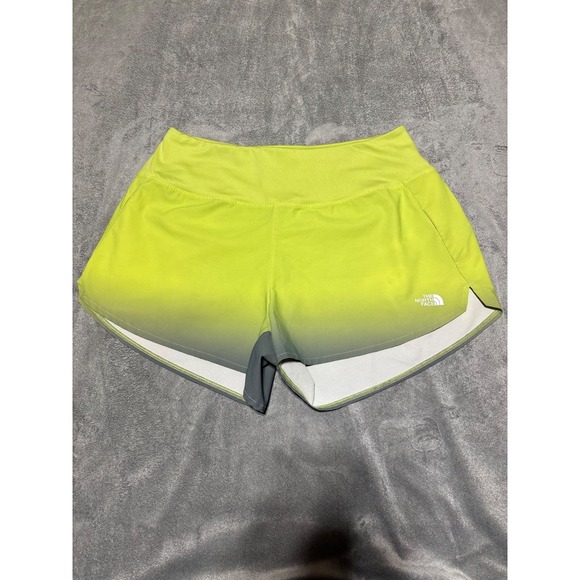 The North Face Pants - The North Face Women Size M Green Ombre Arque Shorts NF0A7QGF Stain